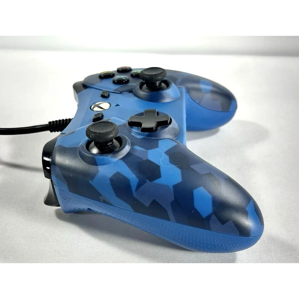 PowerA Xbox One Midnight Blue Camo 1503455-01 Wired Controller Tested